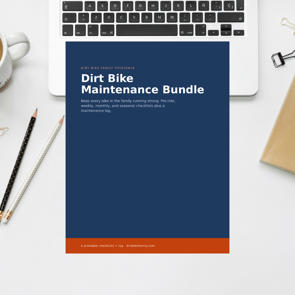 Dirt Bike Maintenance Bundle (Printable PDF)