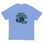 Dad’s Dirtbike Gear Shirt – Funny Motocross Father’s Day Gift Tee | Dirt Bike Helmet Glove Boot Icons | MX Racing Dad T-Shirt