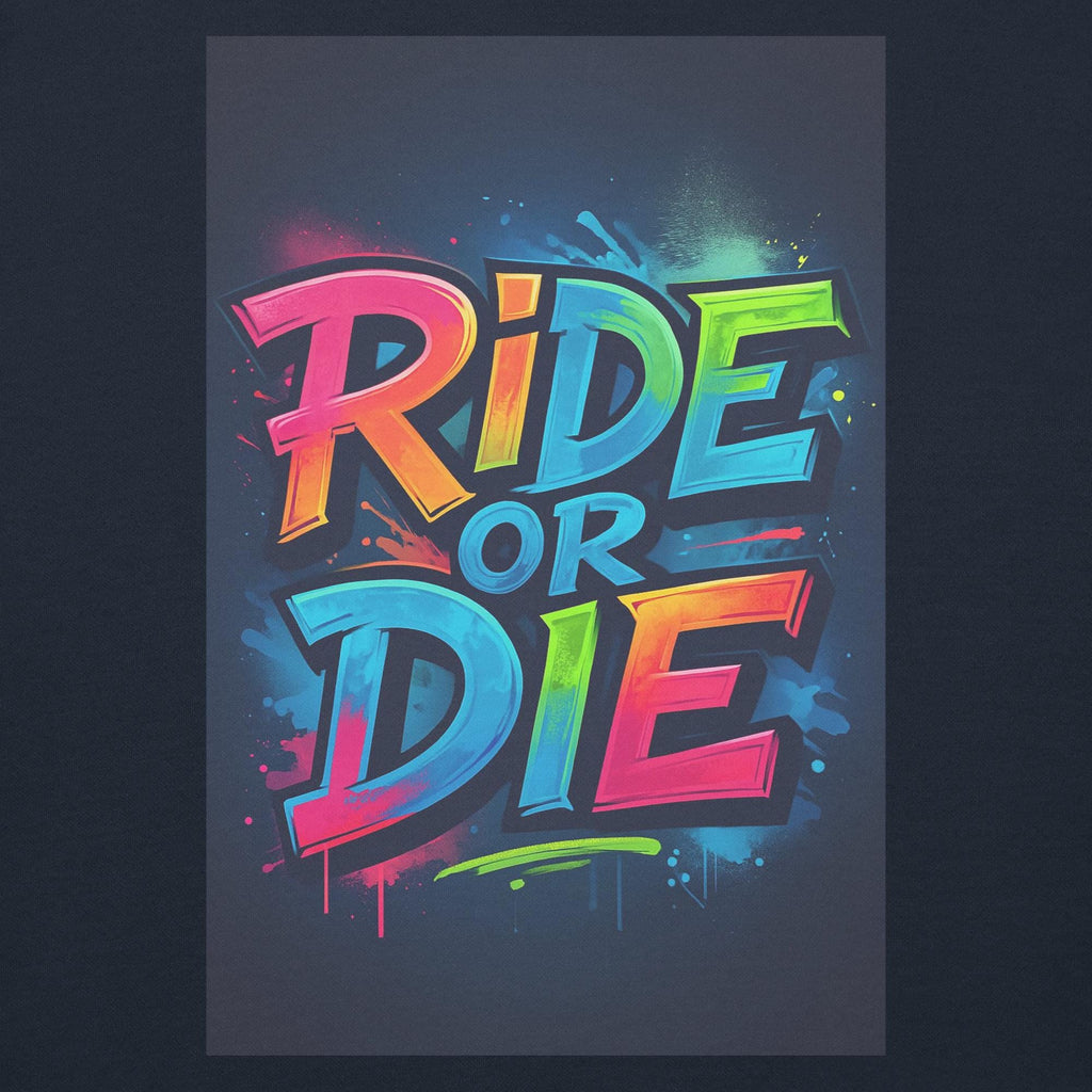 Ride or Die Dirtbike Hoodie – Unisex MX Racing Sweatshirt | Motocross Gift for Him or Her | Off-Road Biker Pullover